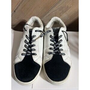 Vintage Havana Linda Woman's Sneakers White Black Cheetah Multi Low Top Size 11